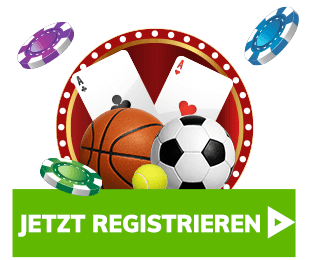 bahigo-registrieren Symbolbild mit Fußball und Krone zur Darstellung von Sportwetten und Casinospielen